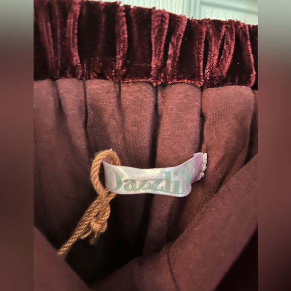 NWT Dazzlin Red Velvet Cute and Sexy Mini Dress (Japan Brand) - Picture 4 of 4